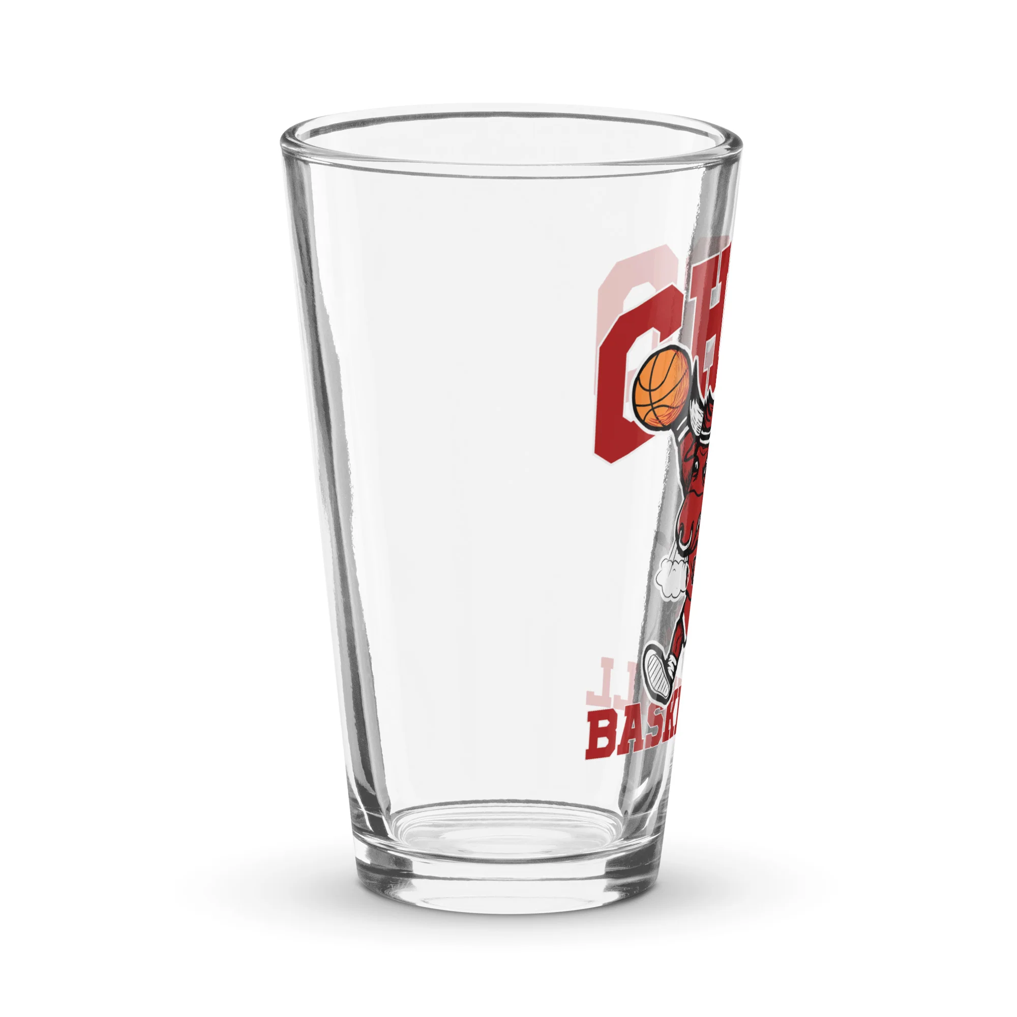 CHGO Basketball Pint Glass - Image 3