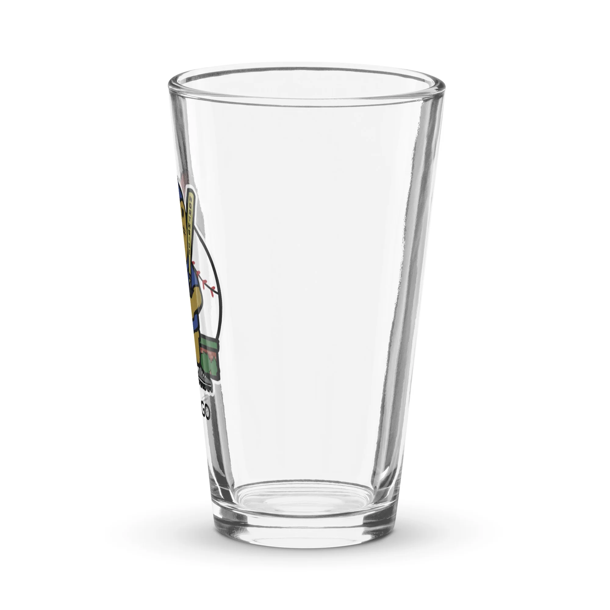 CHGO Brawler Cubby Pint Glass - Image 4