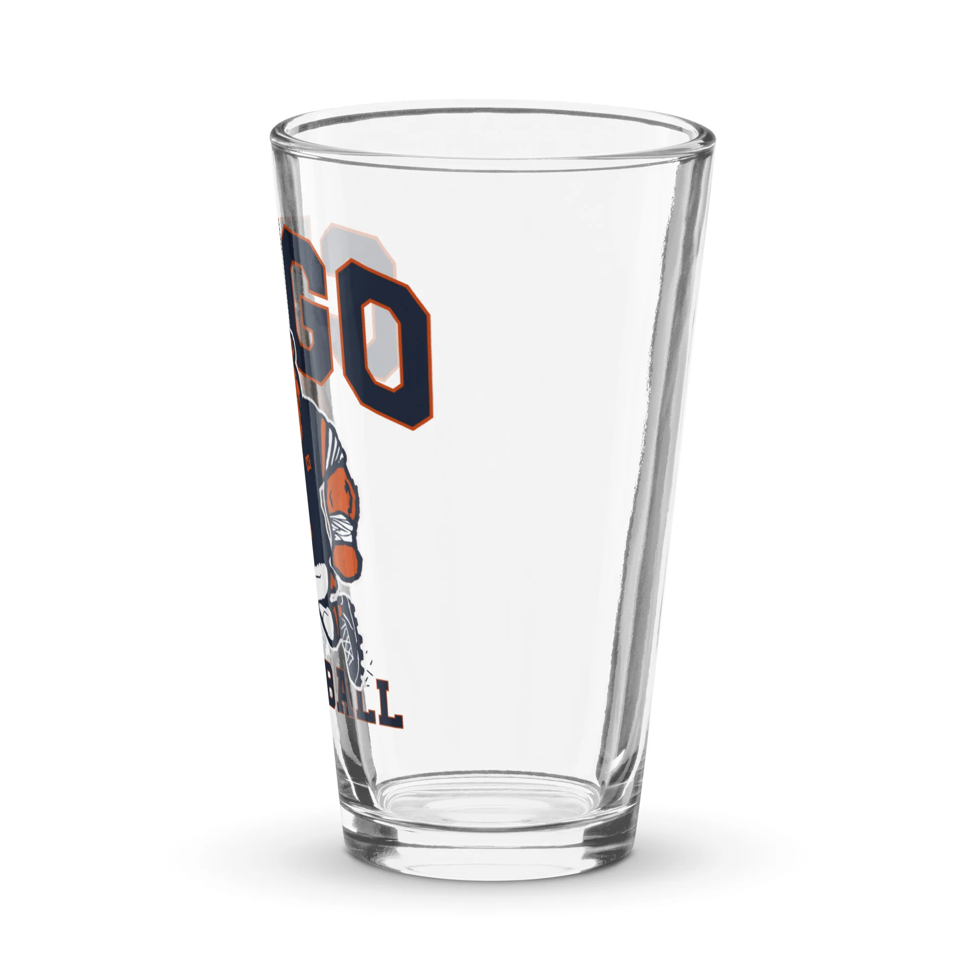 CHGO Football Pint Glass - Image 4