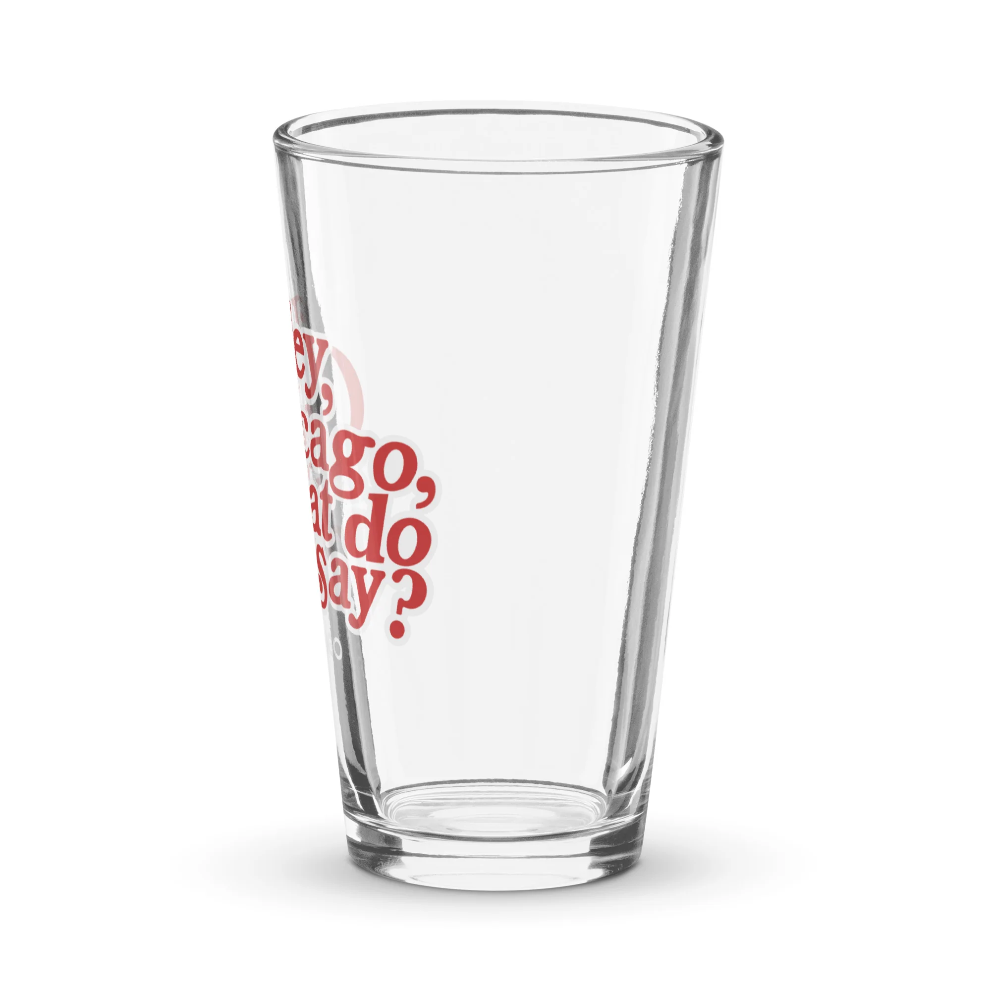CHGO Hey Chicago Pint Glass - Image 4